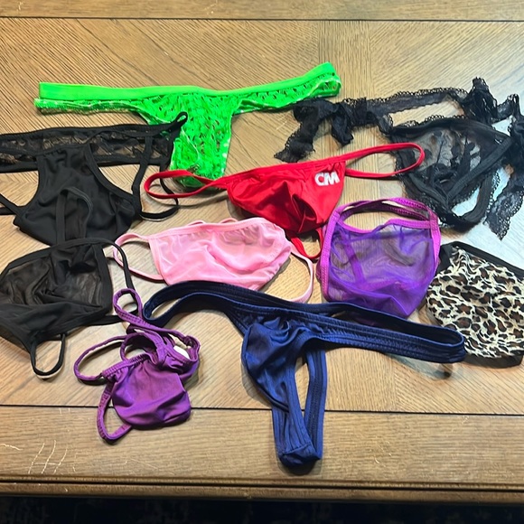 Mix Other - Set of 10 Men’s Thongs Medium